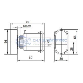 Кнопка APBB-22 «Пуск-Стоп» овальная 230 В NO+NC фото Кнопка APBB-22 «Пуск-Стоп» овальная 230 В NO+NC