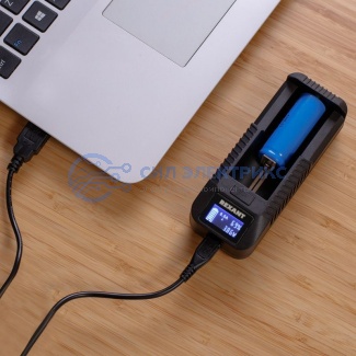 фото Устройство зарядное i1 для 1 Li-ion 18650 с быстрой зарядкой REXANT