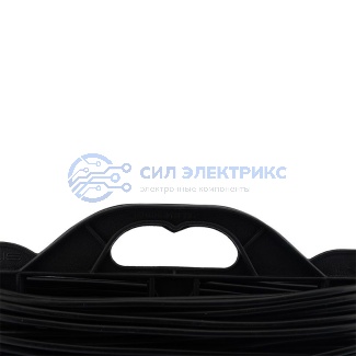фото Удлинитель-шнур на рамке PROconnect ПВС 2х0.75, 10 м, б/з, 6 А, 1300 Вт, IP20, черный (Сделано в России)