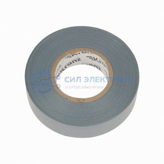 фото Изолента ПВХ профессиональная, 0,18х19 мм, 20 м, серая KRANZ