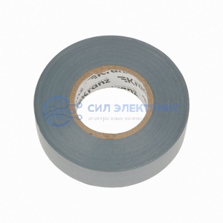 фото Изолента ПВХ профессиональная, 0,18х19 мм, 20 м, серая KRANZ