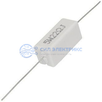 фото Резистор мощный постоянный RX27-1, 22 Ом, 5 Вт, допуск 5%, серия SQP5