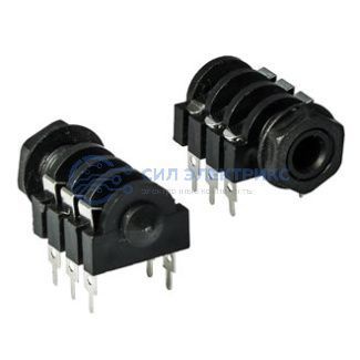 фото Аудио разъем SZC-0085 stereo 6.3 mm