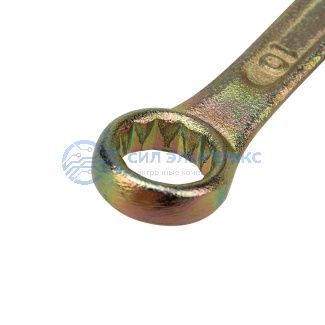 фото Ключ комбинированный 10мм, желтый цинк REXANT