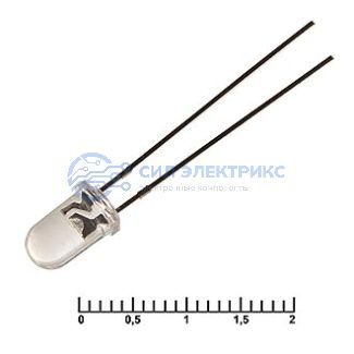 фото Светодиод 5RWWC 22000mcd 3,4V 15d