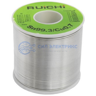 фото Припой оловянно-медный Sn99.3/Cu0.7 d1.0mm 250g