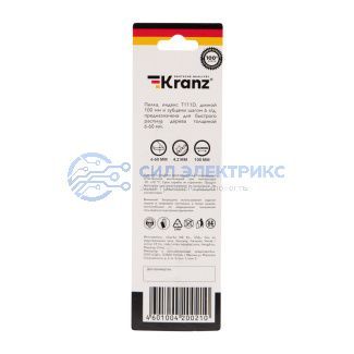 фото Пилка для электролобзика по дереву T111D 100 мм 6 зубьев на дюйм 6-60 мм (2 шт./уп.) Kranz