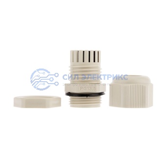 фото Кабельный ввод Кабельный ввод PG-13,5 (6-12 мм) серый (в упак. 2шт)