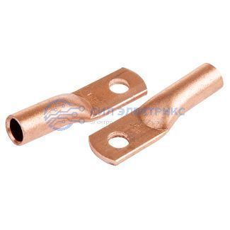 фото Наконечник медный ТМ 35-8-10 (35мм² - Ø8мм) (в упак 50шт), REXANT