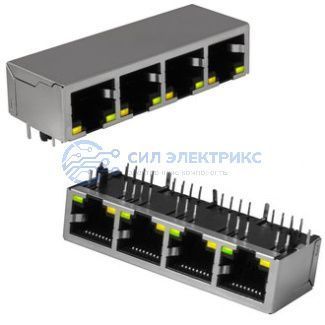 фото Сетевые розетки TJ9-10P8-04 LED