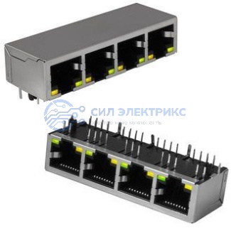 фото Сетевые розетки TJ9-10P8-04 LED