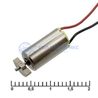 Электродвигатель QX- 6A 1.3V вибро фото Электродвигатель QX- 6A 1.3V вибро
