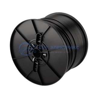 фото Кабель коаксиальный Кабель коаксиальный RG-6U, 75 Ом, CCS/Al/Al, 64%, 305 м, OUTDOOR, черный, REXANT