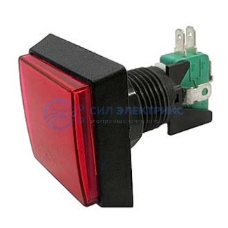 фото Кнопка GMSI-2B-S no(nc)+nc(no) red 50mm, 50 мм, красная подсветка, 2 контактных положения, кнопка с нормальным/обратным контактом