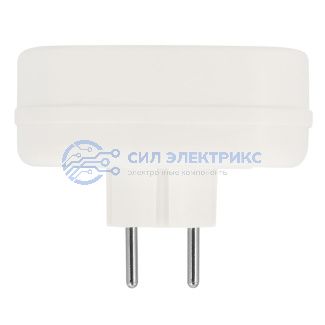 Четверник электрический 6А без заземления, белый REXANT фото Четверник электрический 6А без заземления, белый REXANT