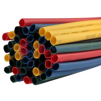 Набор термоусаживаемых трубок ТУТ нг 5,0/2,5мм, пять цветов, упаковка 50 шт. по 1м REXANT фото Набор термоусаживаемых трубок ТУТ нг 5,0/2,5мм, пять цветов, упаковка 50 шт. по 1м REXANT