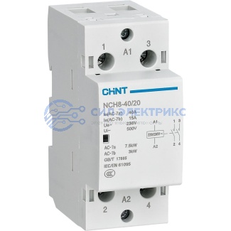 фото Контактор модульный NCH8-40/02 40A 2НЗ AC24В 50Гц (R)