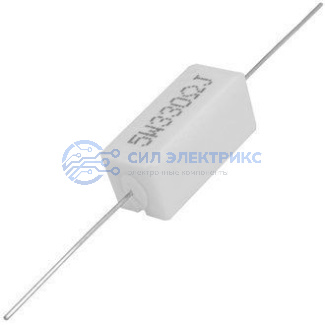 фото Резистор мощный постоянный RX27-1, 330 Ом, 5 Вт, допуск 5%, серия SQP5