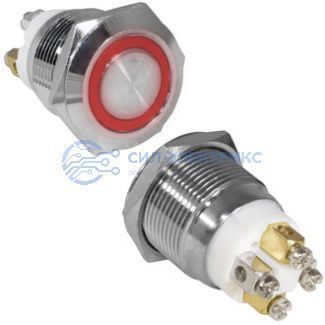 фото Кнопка антивандальная GQ19F-10E/R/N off-(on)