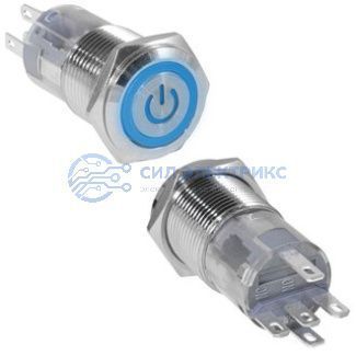 Кнопка антивандальная LAS2GQF-11ZET/B/N on-on фото Кнопка антивандальная LAS2GQF-11ZET/B/N on-on