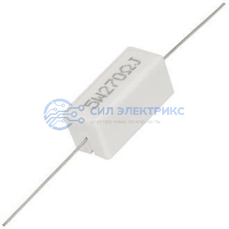 фото Резистор мощный постоянный RX27-1, 270 Ом, 5 Вт, допуск 5%, серия SQP5