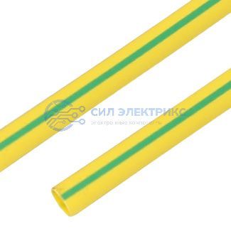 фото Трубка термоусаживаемая ТУТ нг 40,0/20,0мм, желто-зеленая, упаковка 10 шт. по 1м REXANT
