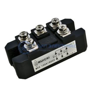 Диодный мост MDS100-1800V, 100 А, 1800 В, однофазный, корпус MDS фото Диодный мост MDS100-1800V, 100 А, 1800 В, однофазный, корпус MDS