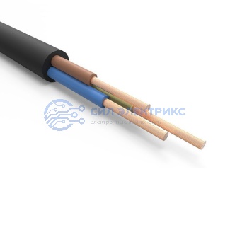 фото Кабель силовой гибкий КГтп-ХЛ 3х1,5 мм², длина 20 метров, ГОСТ REXANT