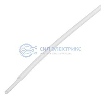 фото Трубка термоусаживаемая ТУТ нг 1,0/0,5мм, белая, упаковка 50 шт. по 1м REXANT