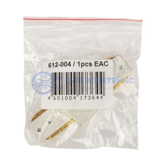 фото Коннектор для однофазного шинопровода I-образный белый REXANT