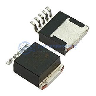 фото Микросхема питания LM2596S-5.0, 5V, 3A, корпус TO-220, от -40°C до +125°C