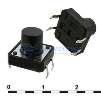 фото Тактовая кнопка KAN1211-1001B 12x12x10 mm