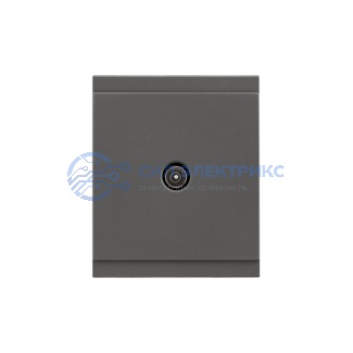 Розетка SETE TV с/у графит IP20/IP44 KRANZ фото Розетка SETE TV с/у графит IP20/IP44 KRANZ
