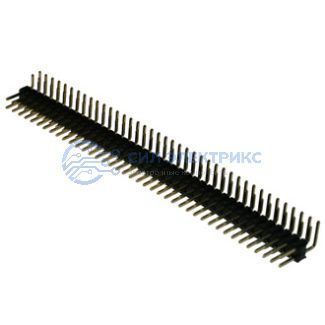 фото Гнездо для плат 2,54 мм PLD 2×40R (PLD-80R), 80 контактов