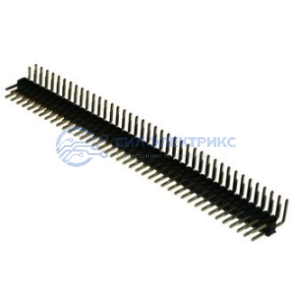 фото Гнездо на плату PLD 2x40R (PLD-80R шаг 2.54мм)