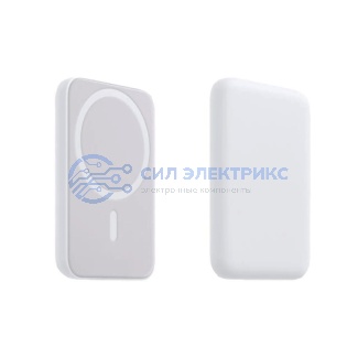 Портативное беспроводное зарядное устройство Power Bank (аккумуляторная батарея) 5000 mAh, MagSafe, белое REXANT фото Портативное беспроводное зарядное устройство Power Bank (аккумуляторная батарея) 5000 mAh, MagSafe, белое REXANT