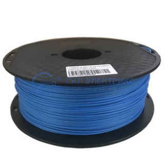фото Филамент для 3D-принтера PLA-1.75-MAT-BLU-1KG