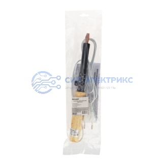 фото Паяльник с деревянной ручкой, серия ЭПСН, 80Вт, 230В, пакет REXANT