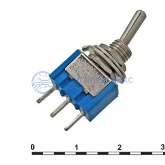 фото Микротумблер MTS-102-A2, ON-ON, SPDT, 3 А, 250 В, 20 мОм