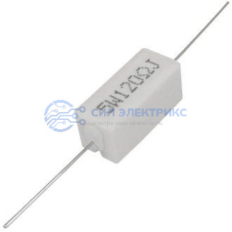 фото Резистор мощный постоянный RX27-1, 120 Ом, 5 Вт, допуск 5%, серия SQP5