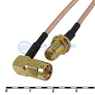 Высокочастотный разъем SMA-PR/SMA-JKY RG316 30 cm фото Высокочастотный разъем SMA-PR/SMA-JKY RG316 30 cm