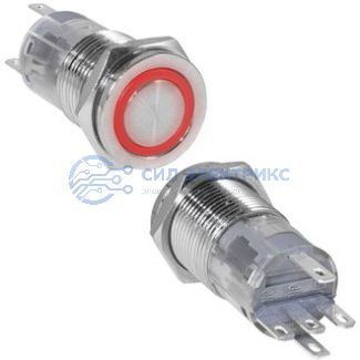 Кнопка антивандальная LAS2GQPF-11E/R/N on-(on) фото Кнопка антивандальная LAS2GQPF-11E/R/N on-(on)
