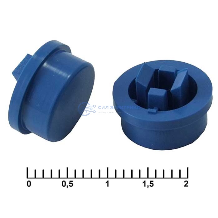 Колпачок для кнопки A24 Blue фото Колпачок для кнопки A24 Blue