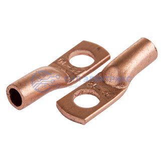 фото Наконечник медный ТМ 10-8-5 (10мм² - Ø8мм) (в упак 100шт), REXANT