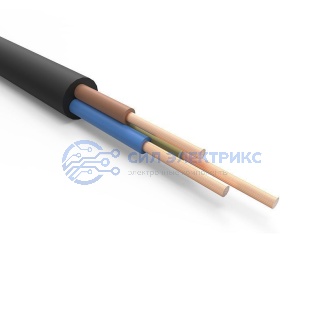 фото Кабель силовой гибкий КГтп-ХЛ 3х2,5 мм², длина 20 метров, ГОСТ REXANT