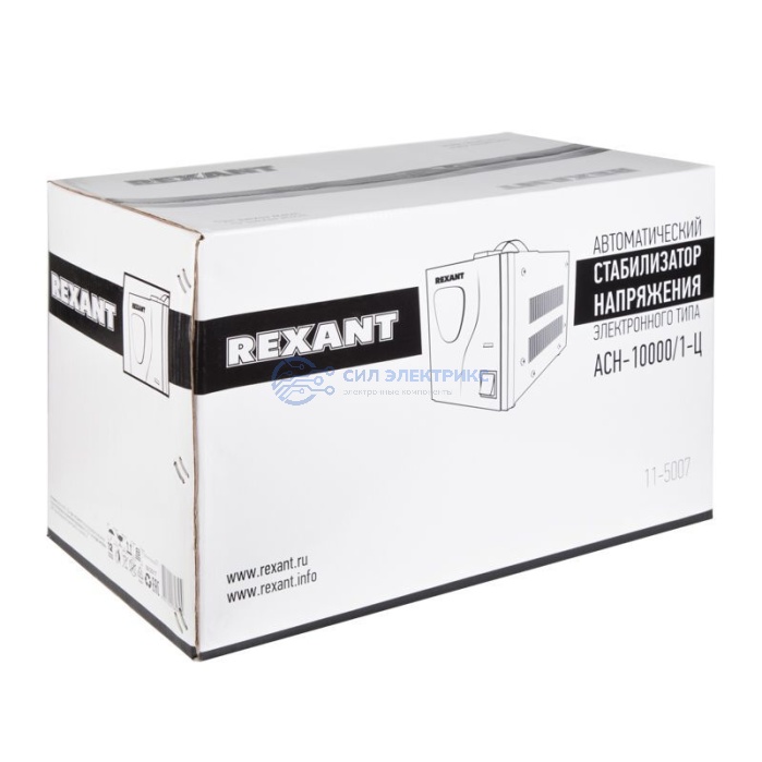 Стабилизатор напряжения АСН-10000/1-Ц REXANT фото Стабилизатор напряжения АСН-10000/1-Ц REXANT