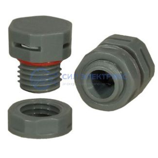 фото Клапан выравнивания давления M12X1.5, PA66, GREY