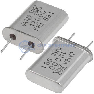 HC49U 12 MHz 16pF 30ppm фото HC49U 12 MHz 16pF 30ppm