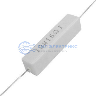 фото Резистор мощный постоянный RX27-1, 16 Ом, 10 Вт, допуск 5%, серия SQP10