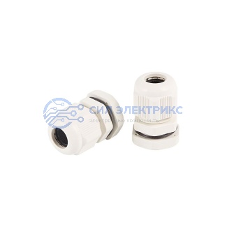 фото Кабельный ввод PG-9 (4-8 мм) серый